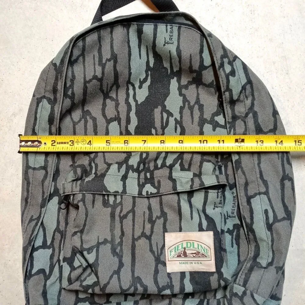 Vintage Trebark Made In USA Camouflage Backpack Fieldline Hunting